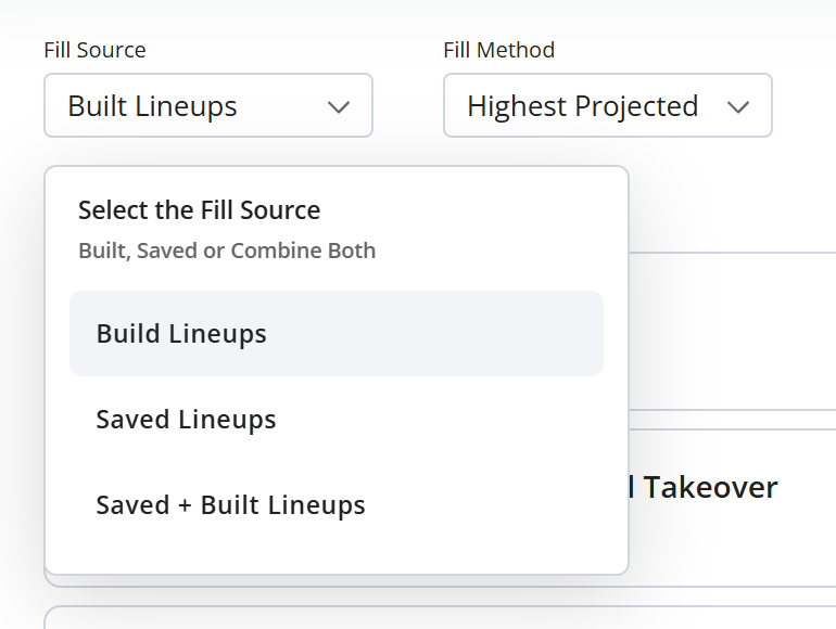 Fill Sources
