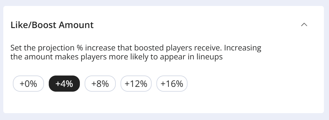 Like Boost Config Screen