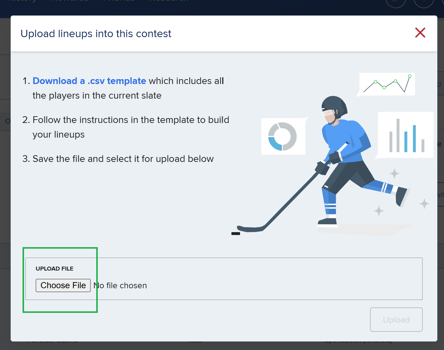 Click the Choose File button